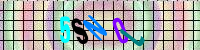 Blue Captcha Image