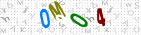 Blue Captcha Image