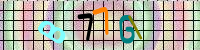 Blue Captcha Image