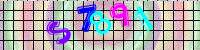 Blue Captcha Image