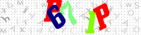 Blue Captcha Image