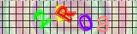 Blue Captcha Image
