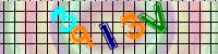 Blue Captcha Image