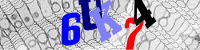 Blue Captcha Image