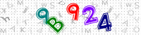 Blue Captcha Image