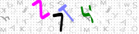 Blue Captcha Image