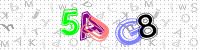 Blue Captcha Image