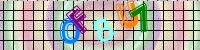 Blue Captcha Image