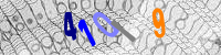 Blue Captcha Image