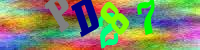 Blue Captcha Image
